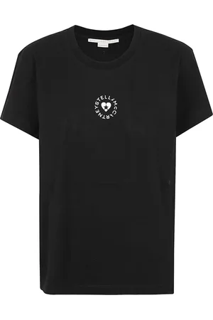 Stella McCartney Top, Dame, Sort, XS, Bomuld, T-Shirt