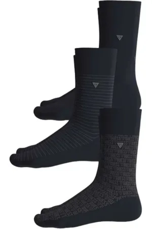 Guess Undertøj, Herre, Blå, S, Bomuld, Logo Sokker