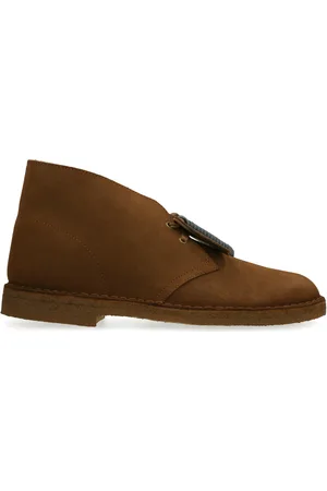 Clarks Sko, Herre, Brun, 41 1/2 EU, Klassiske Desert Støvler i Ruskind