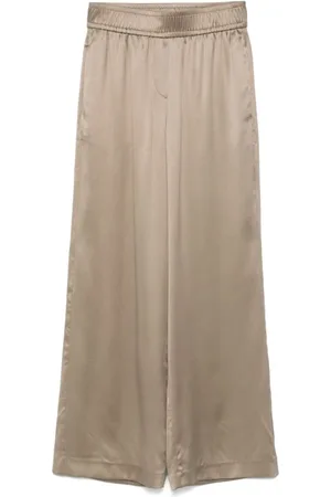 Brunello Cucinelli Bukser, Dame, , S, Uld, Elastisk Talje Bukser