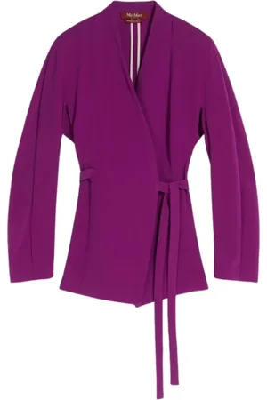 Max Mara Jakke, Dame, Lilla, 2XS, Blazer