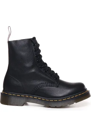 Dr. Martens Sko, Dame, Sort, 36 EU, Læder, Sort læder snørestøvle
