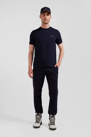 Eden Park Top, Herre, Blå, S, Bomuld, T-shirt med korte ærmer i bomuld