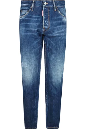 Dsquared2 Jeans, Herre, Blå, L, Uld, Stilfulde Denim Jeans til Mænd