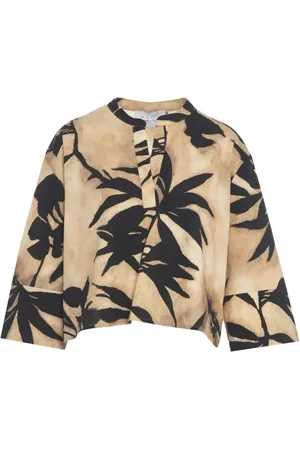Kaos Bluser & Skjorter, Dame, Flerfarvet, S, Blomstret Bluse