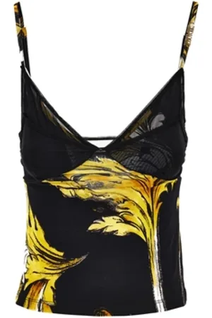 VERSACE Top, Dame, Sort, 2XS, Top Sort