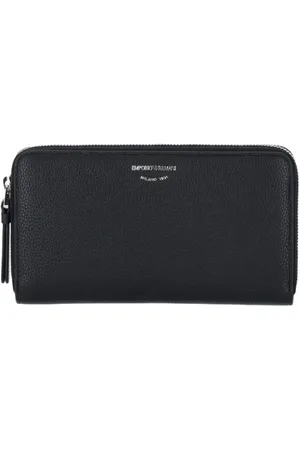 Emporio Armani Tilbehør, Dame, Blå, ONE SIZE, Læder, Myea Wallet