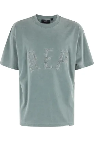 Represent Top, Herre, Grøn, M, Bomuld, Grøn Broderet T-shirt