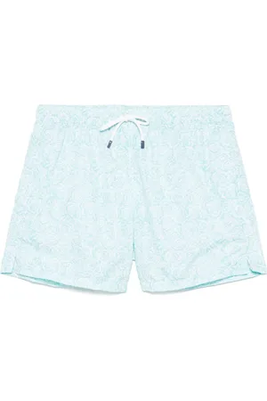 FEDELI Badetøj, Herre, Grøn, S, Polyester, Polyester Badeshorts med Elastikbælte