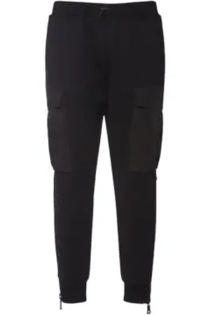 Dsquared2 Bukser, Herre, Sort, M, Bomuld, Monokrome Cargobukser