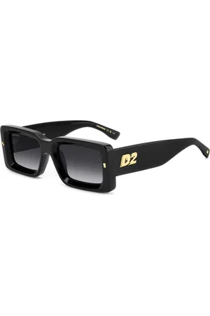 Dsquared2 Tilbehør, Herre, Sort, 52 MM, Sort/Gråtonede Solbriller