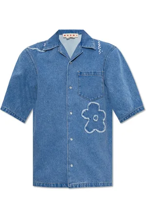 Marni Bluser & Skjorter, Dame, Blå, XS, Denim, Denimskjorte