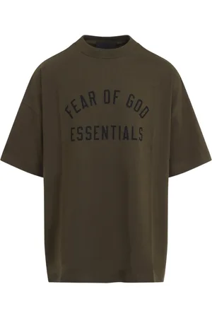 FEAR OF GOD Top, Herre, Grøn, 2XL, Bomuld, Jersey Crewneck Tee