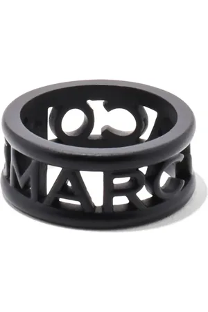 Marc Jacobs Tilbehør, Dame, Sort, 45 MM, The Monogram Logo Ring
