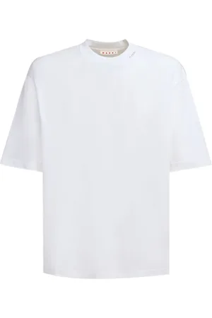 Marni Top, Herre, Hvid, 2XL, Bomuld, Crew Neck T-shirt