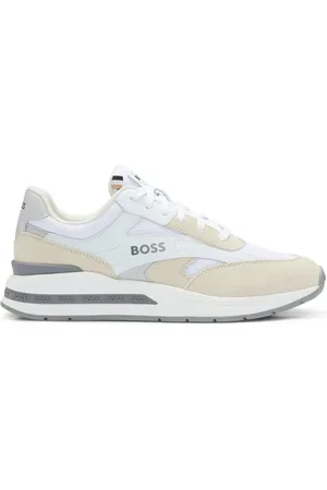 HUGO BOSS Sko, Herre, Flerfarvet, 39 EU, Bomuld, Kurt Runn Sneakers