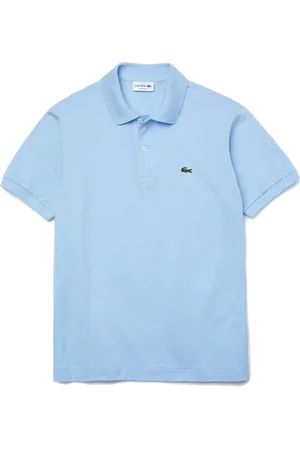 Lacoste Top, Herre, Blå, 2XL, Bomuld, Klassisk polo shirt i bomuldspiké