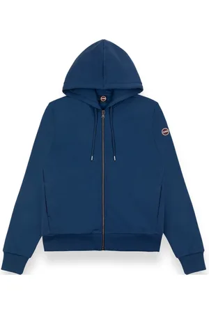 Colmar Sweathshirts & Hoodies, Herre, Blå, XL, Bomuld, Full Zip Hættetrøje