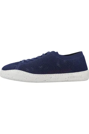 Camper Sko, Herre, Blå, 44 EU, Uld, Moderne Sort Hvide Sneakers