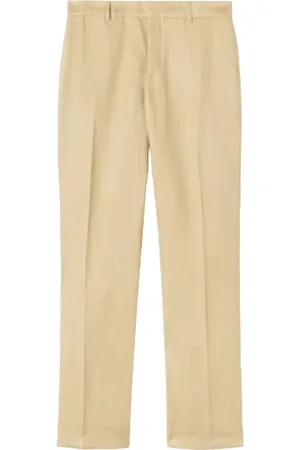 Loro Piana Bukser, Herre, , L, Linned, Robuste Brune Linnedbukser
