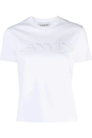Lanvin Top, Dame, Hvid, XS, Hvide T-shirts og Polos