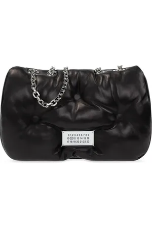 Maison Margiela Taske, Dame, Sort, ONE SIZE, Uld, Quilted Glam Slam Skuldertaske
