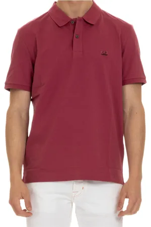 C.P. Company Top, Herre, Rød, 2XL, Bomuld, Rød Polo Piquet Bomuld Letvægts Stretch