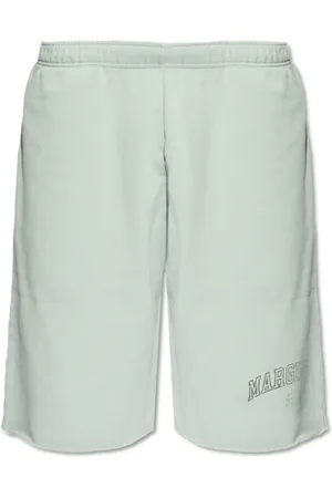 Maison Margiela Shorts, Herre, Blå, XL, Bomuld, Bomuldsshorts med Vintage Effekt