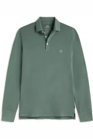 ECOALF Top, Herre, Grøn, M, Bomuld, Dusty Langærmet Polo