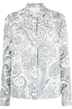 Etro Bluser & Skjorter, Dame, Flerfarvet, S, Polyester, Skjorte