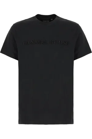 Canada Goose Top, Herre, Sort, S, Bomuld, Casual Bomulds T-shirt
