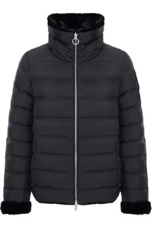 Colmar Jakke, Dame, Sort, M, Faux Fur, Reversibel Faux Fur Dunjakke