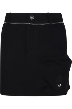 Moncler Nederdel, Dame, Sort, XS, Bomuld, Sorte Nederdele til Kvinder