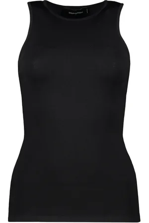 Dsquared2 Top, Dame, Sort, M, Polyester, Strikket Tanktop