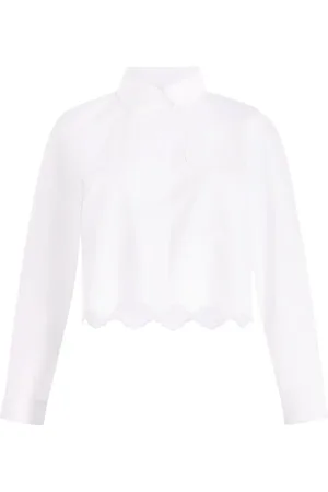 Patou Bluser & Skjorter, Dame, Hvid, S, Bomuld, Bianco Bomuldsskjorte
