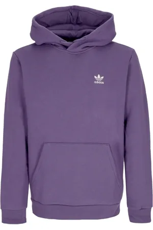 adidas Sweathshirts & Hoodies, Herre, Lilla, XL, Bomuld, Essentials Hættetrøje med Kængurulomme