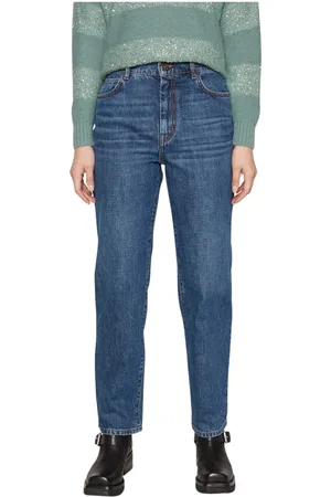 Max Mara Jeans, Dame, Blå, 4XS, Denim, Straight Jeans