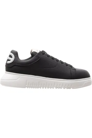 Emporio Armani Sko, Herre, Sort, 43 EU, Sneakers