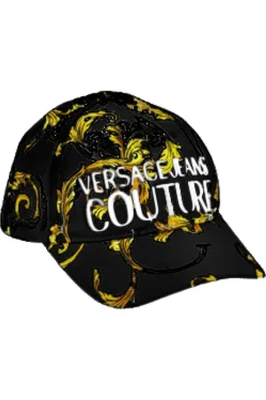 VERSACE Tilbehør, Dame, Flerfarvet, ONE SIZE, Hatte Sort