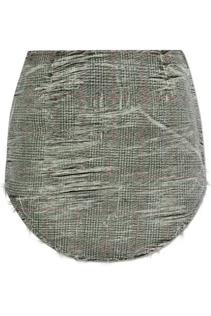 Diesel Nederdel, Dame, Grå, W28, Bomuld, Skirt De-Ada-Fsg