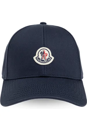 Moncler Tilbehør, Herre, Blå, ONE SIZE, Bomuld, Baseball Cap