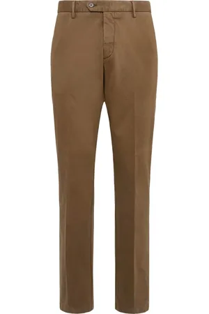 Boggi Milano Bukser, Herre, Brun, XL, Bomuld, Stretch bomuldsbukser