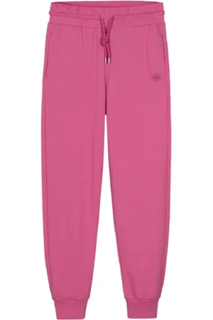 Colmar Bukser, Dame, Lyserød, L, Bomuld, Sweatpants med snøre i taljen