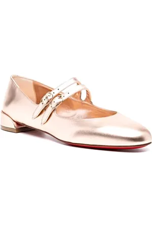 Christian Louboutin Sko, Dame, Lyserød, 36 EU, Læder, Ballerinaer