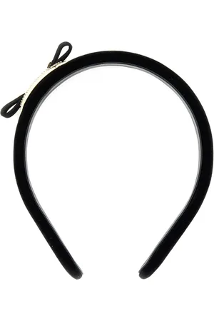Salvatore Ferragamo Tilbehør, Dame, Sort, ONE SIZE, Velvet Hårbånd
