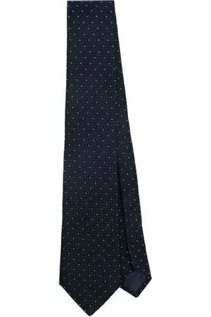 Emporio Armani Tilbehør, Herre, Blå, ONE SIZE, Elegant Silkebånd