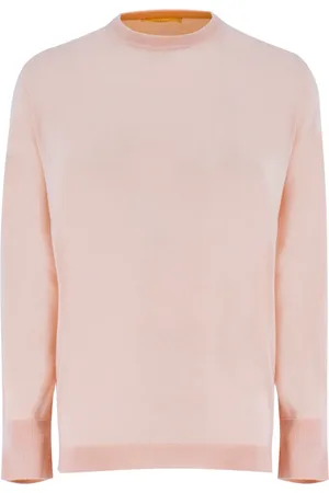 FEDELI Strik, Dame, Lyserød, S, Cashmere, Crewneck Sweater