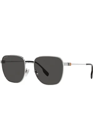 Burberry Tilbehør, Herre, Grå, 55 MM, Solbriller Drew BE