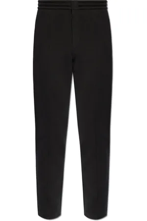 Emporio Armani Bukser, Herre, Blå, XL, Bomuld, Travel Essentials waffle jersey bukser