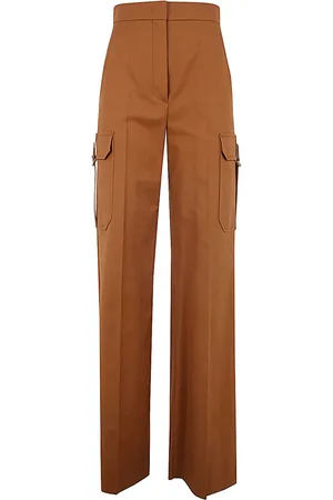 Max Mara Bukser, Dame, Brun, XS, Bomuld, Edda Cargo Bukser
